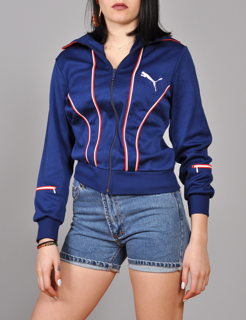 puma tracksuit navy